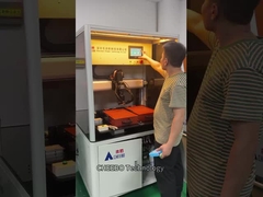 Machine automatique 18650 de soudage par points de batterie de mode de C.C avec la double station