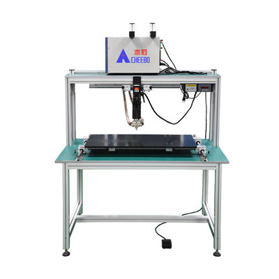 acheter Machines de soudage par points de bureau semi-automatiques à rail de guidage pour batteries au lithium cylindriques online manufacture